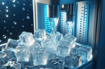 ijsblokjesmachine helder ijs